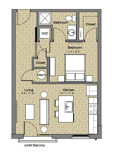 Floorplan - The Easley at UC