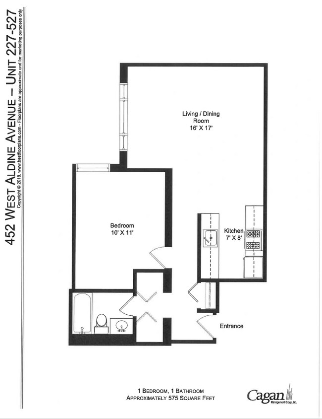 Floorplan - 450-508 W. Aldine