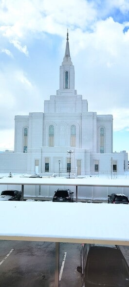 Temple view from living room window - 1403 S 1020 W