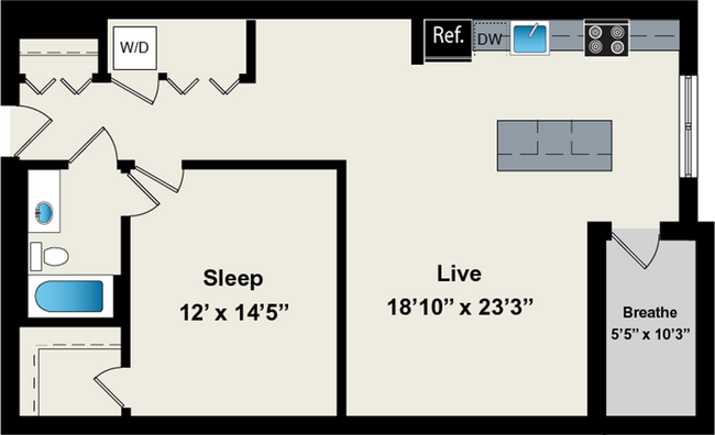 Floorplan - Reside on Jackson