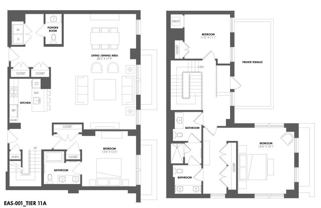 Floorplan - The Residences at Eastern Market