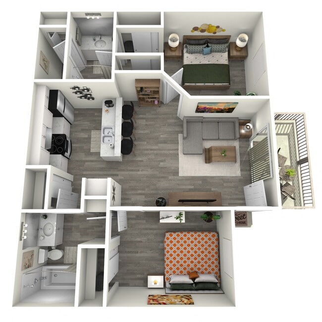 Floorplan - Tides on McDowell