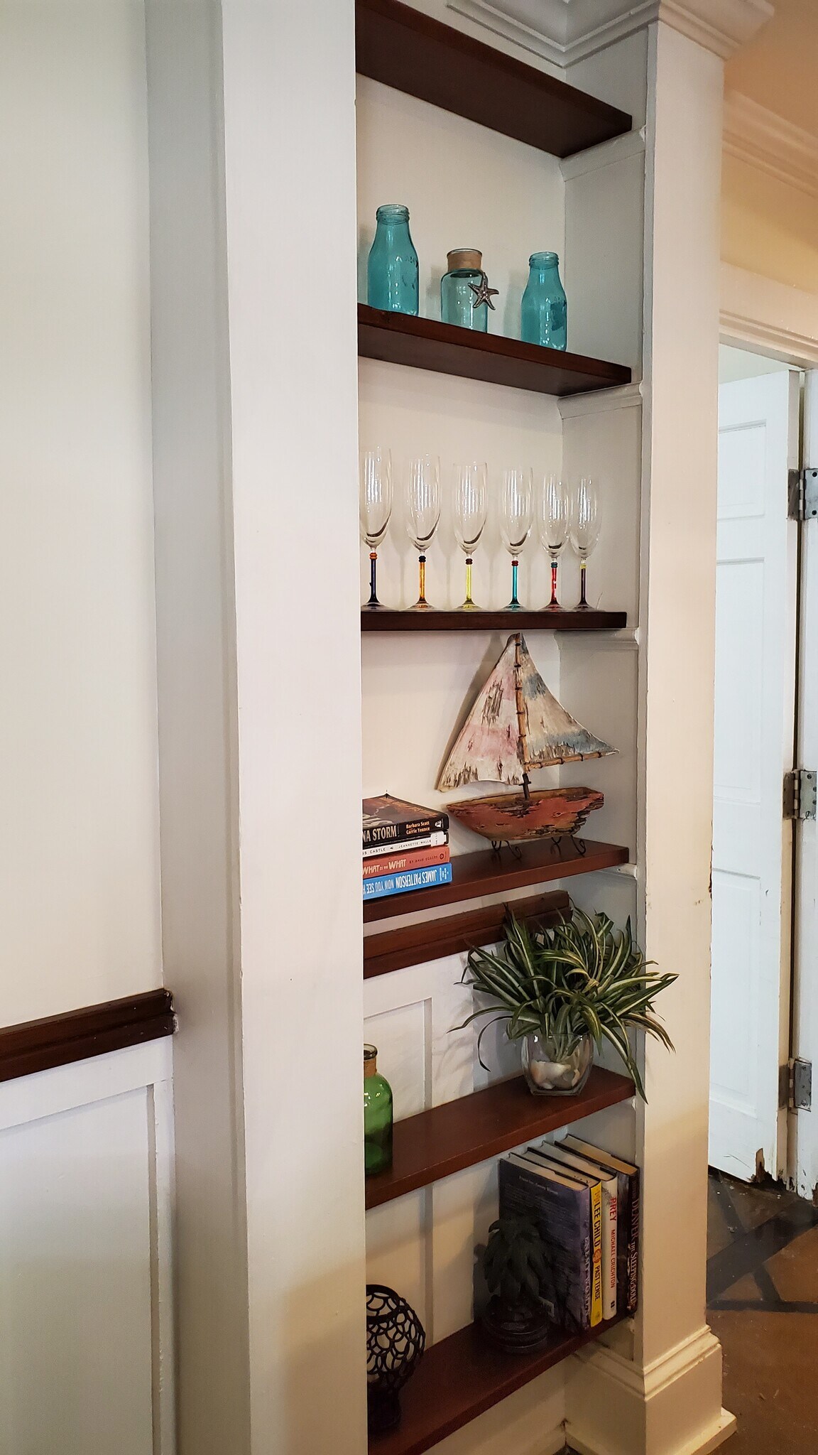 decorative book cases - 101 W Oglethorpe Ave