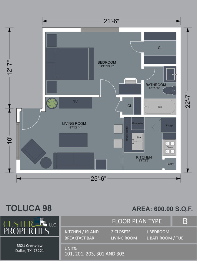 Floorplan - Toluca Square