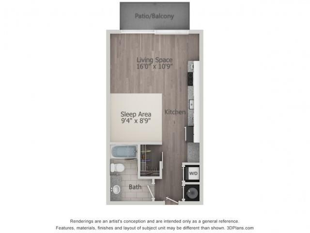 Floorplan - Lofts at South Lake