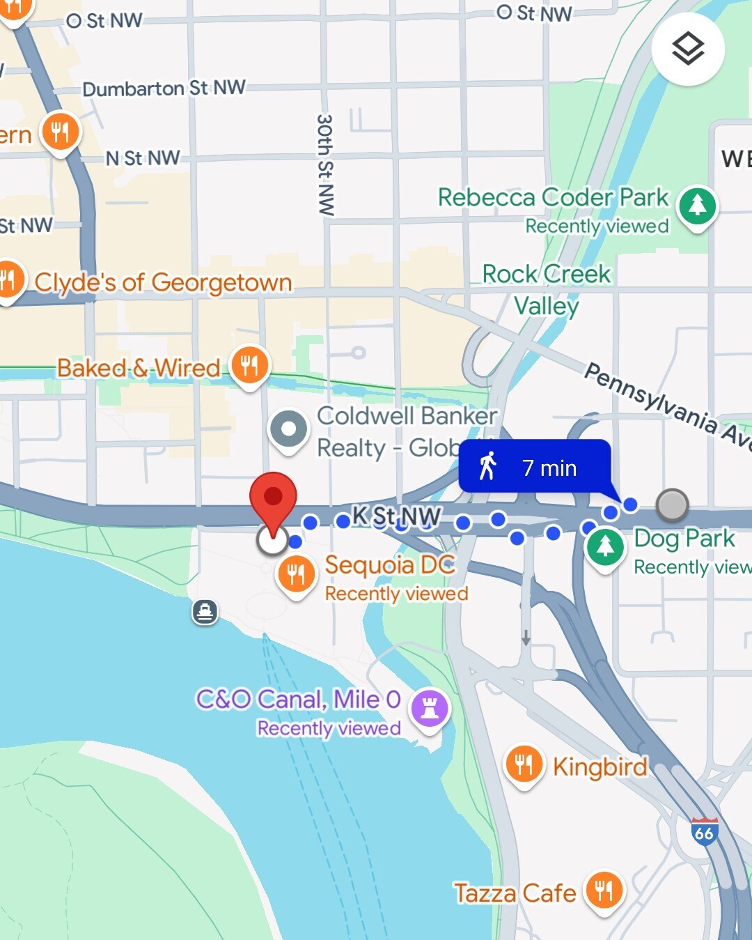 To the Georgetown Riverfront! - 2515 K St NW