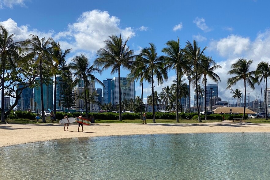 Across the street from Waikiki Beaches - 1860 Ala Moana Blvd