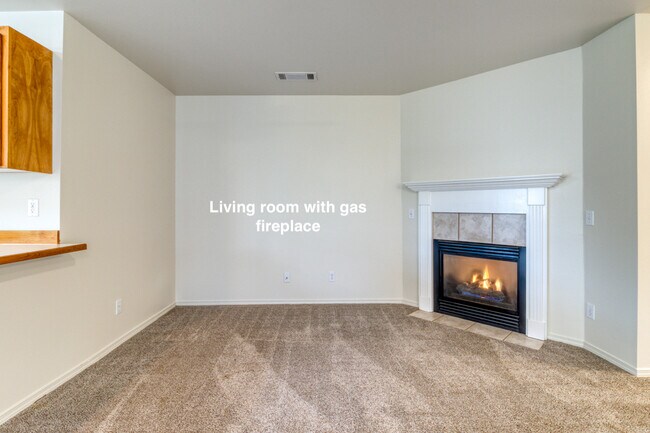 Gas Fireplace in Livingroom - 1923 NE Derek Dr