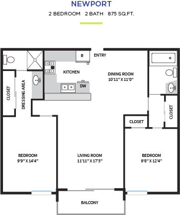 Floorplan - Pacific Bay Club