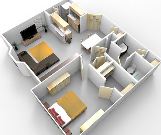 Floorplan - 7979 Westheimer Apartments
