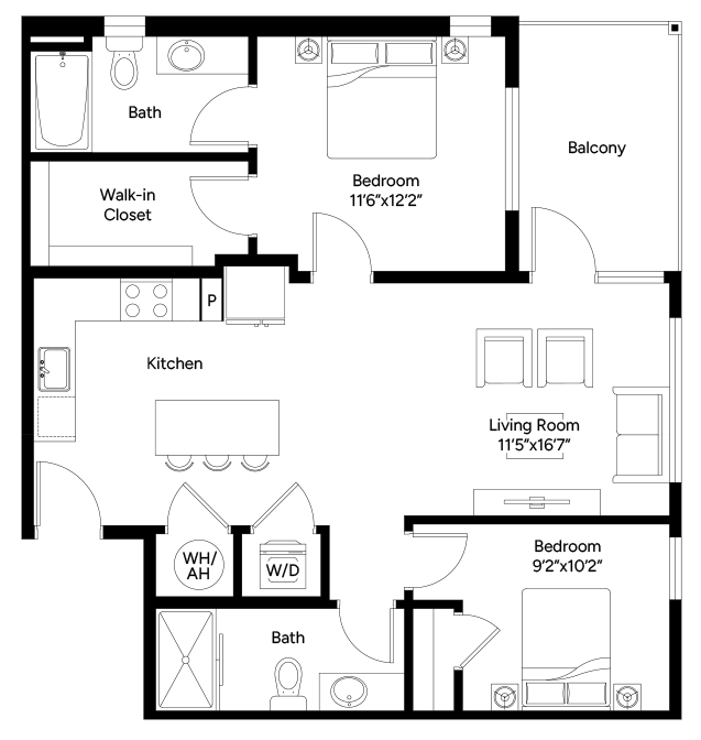 Floorplan - Terrazzo Durham