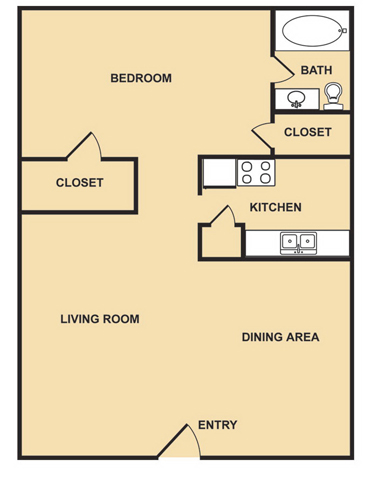 Plan A - Tanglewood Place Apartments