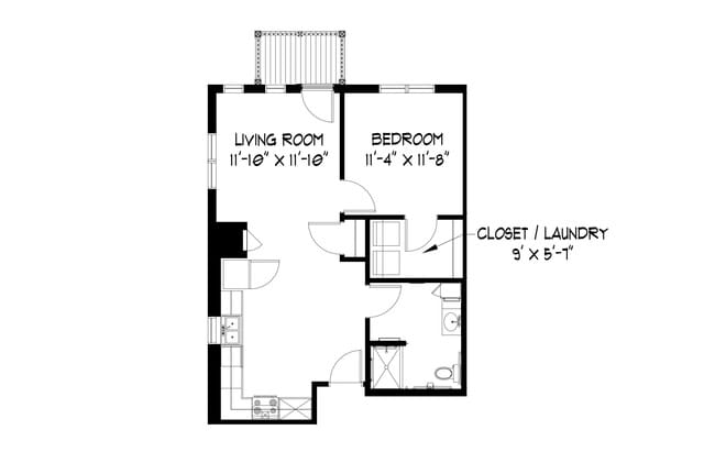 Floorplan - Enclave Overlook Apartments