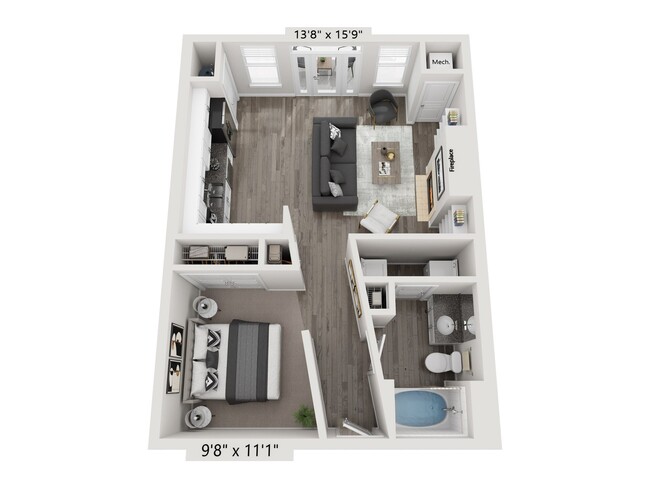 Floorplan - City Gate Apartment Homes