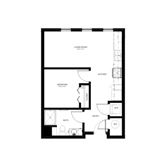 A2 Layout - Lancaster Lofts