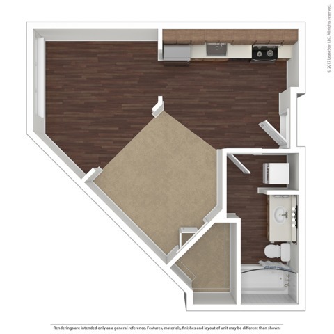 Floorplan - The Noble Apartments