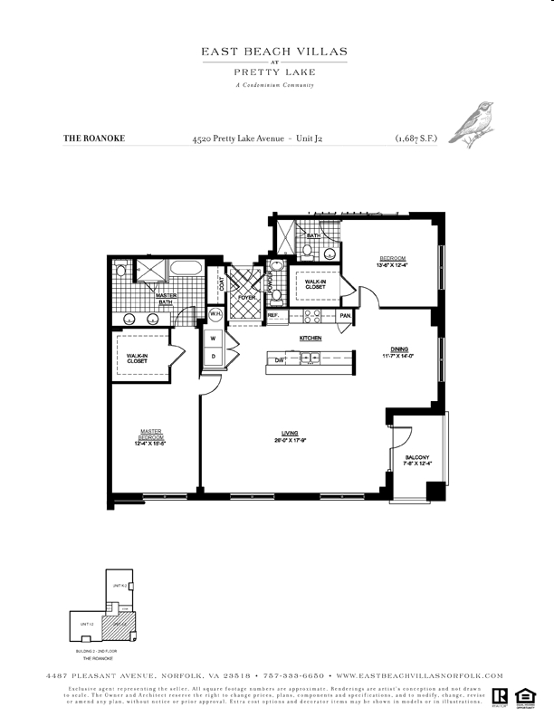 2BR/2BA - East Beach Villas
