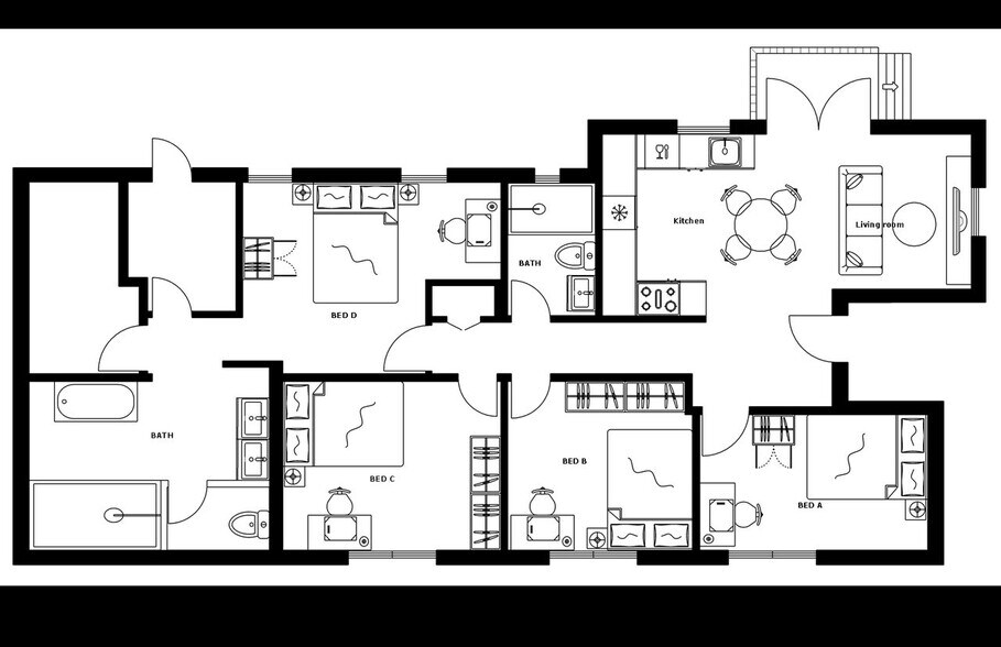 Building Photo - Room in Shared 4 bed/2 bath home