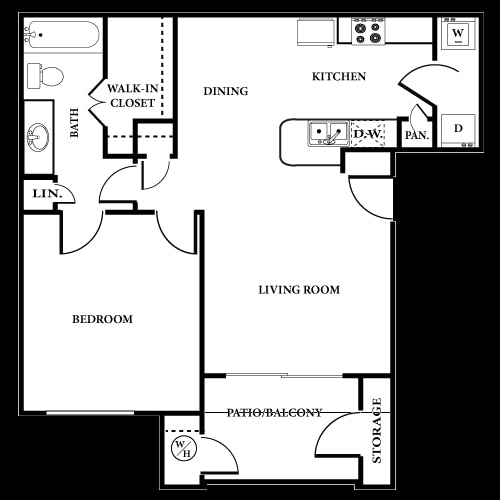 1BR/1BA - Reserve at South Creek