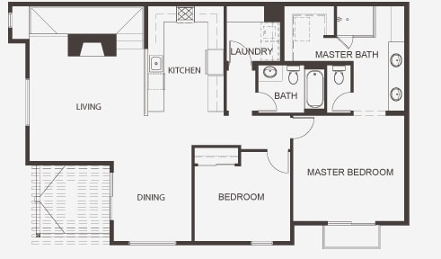 2BR/2BA - Veritas at McCormick Ranch