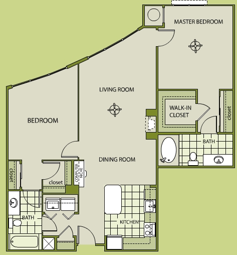 2BR/2BA - The Savoy