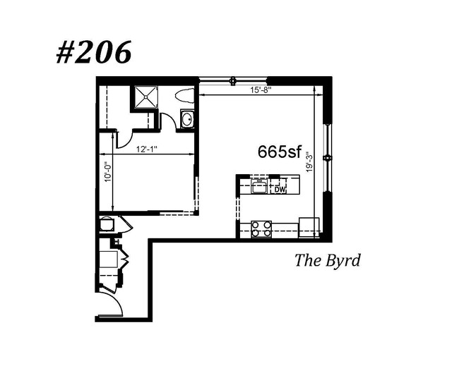 Floorplan - Landmark at 1700 Apartments