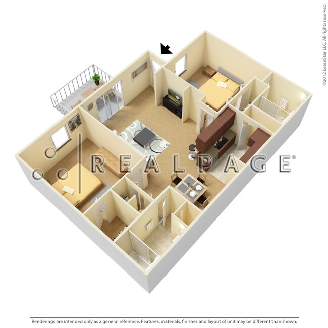 Floorplan - Tamarind Bay Apartments