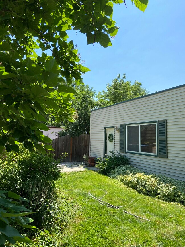 Front yard landscape island to separate yard from street - 3203 W Taft St