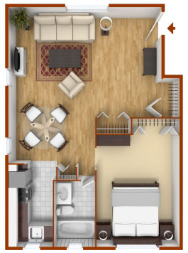 Floorplan - The Village at Hi-Nella