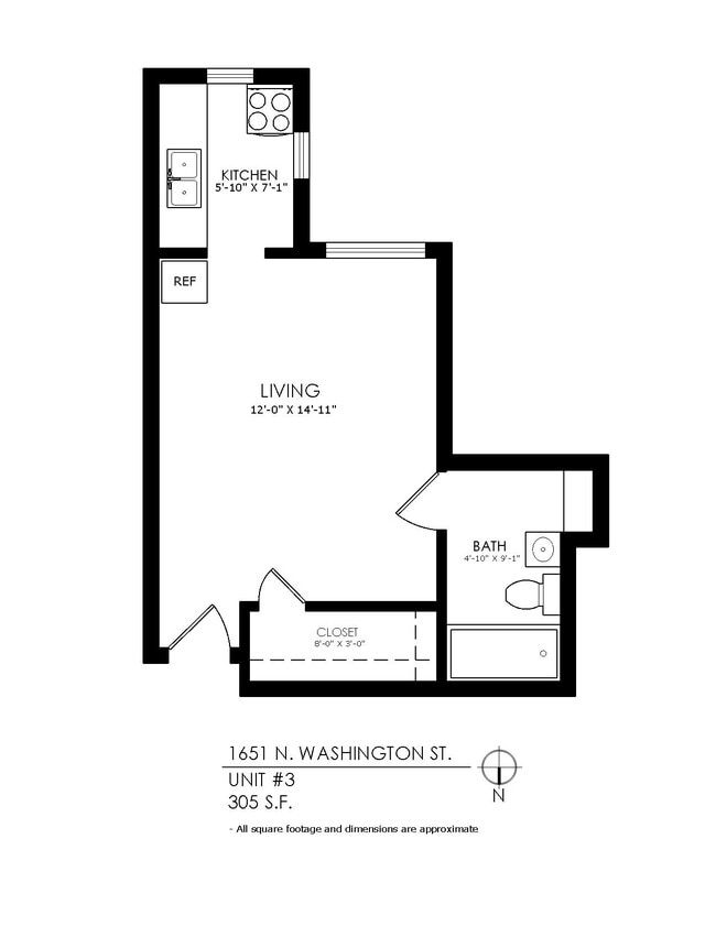 Floorplan - 1651 Washington