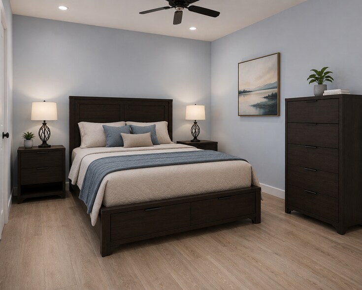 Furnished Bedroom with Plenty of Storage - 2418 Robert St