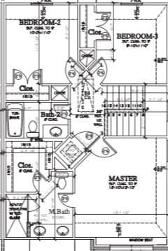 2nd Floor Plan - 4928 villas drive