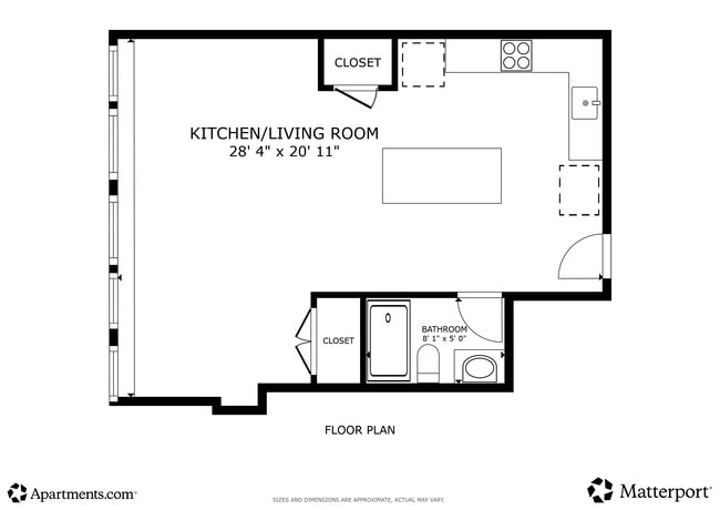 Studio - 470SF - 200 Merrimack St
