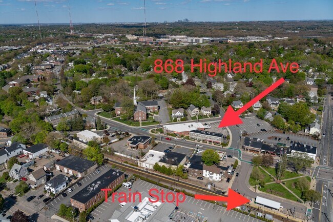 Aerial View - 868 Highland Ave