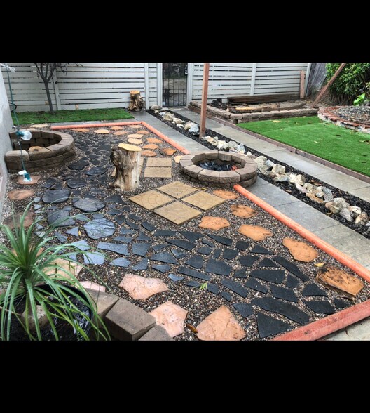 Rock garden and fire pit private yard included! - 2661 Newell St