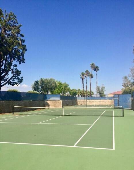 Three tennis courts. - 685 N Ashurst Ct