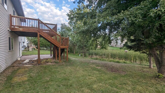 Semi-private backyard view from the side - 758 Park Brook Rd NW