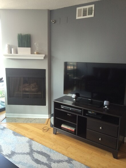 Gas fireplace - 1309 N Wells St