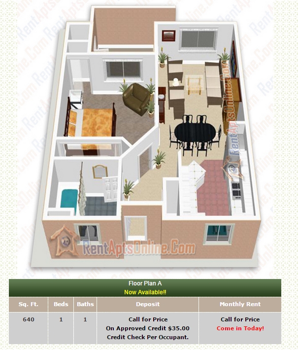 Plan A - Heritage II Senior Apartments