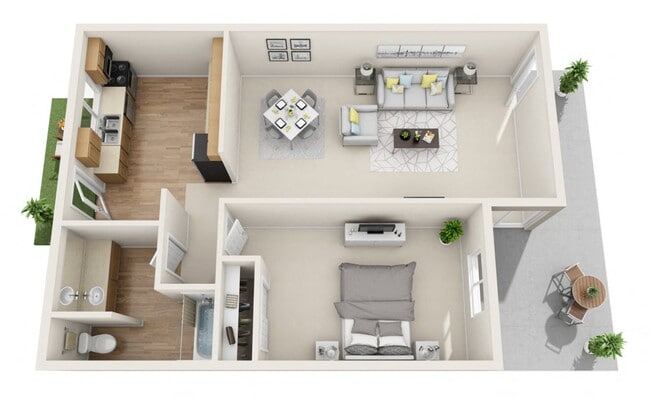 Floorplan - Highlander Park Apartments