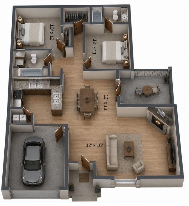 Floorplan - The Robinson on Melrose