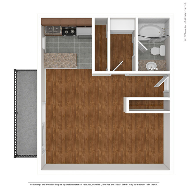 Floorplan - Oak Creek Apartments