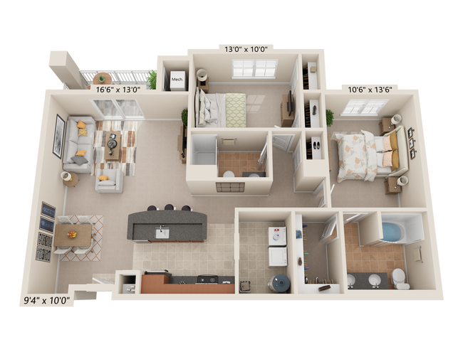 Floorplan - The Carlton at Greenbrier