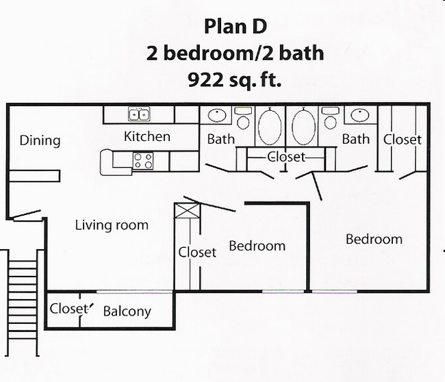 2BR/2BA - Champion Court