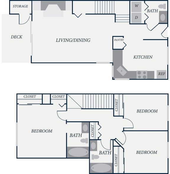 Floorplan - The Row Townhomes