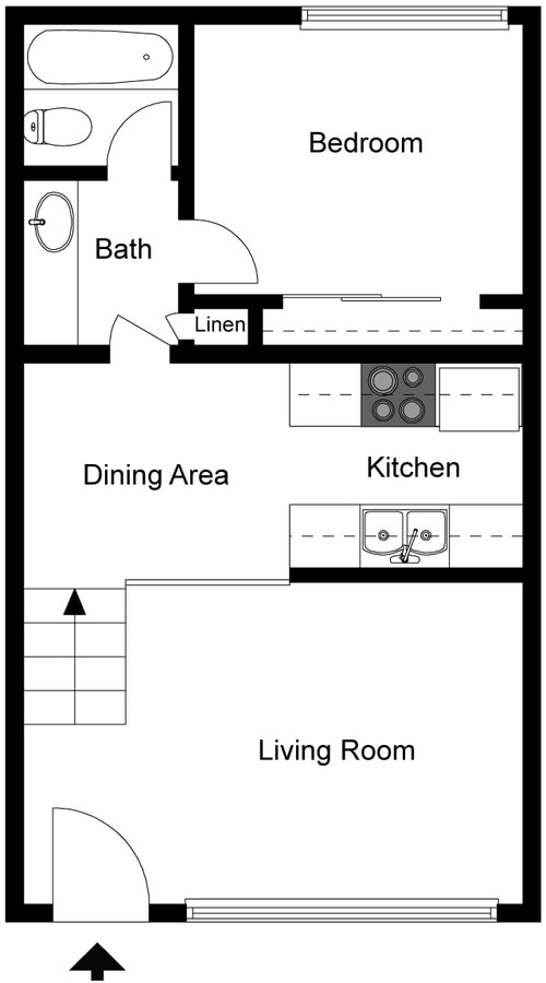 Floorplan - The Oaks Apartments