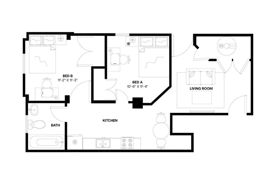 Building Photo - Room in Shared 2 bed/1 bath home