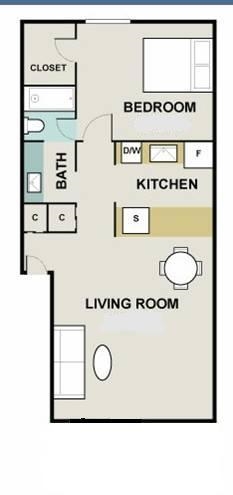 1BR/1BA - Park Parthenia