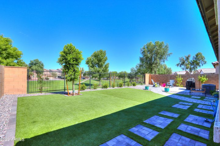 Backyard facing park - 18451 N Crestview Ln
