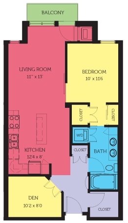 B2 820 sq ft - Flux